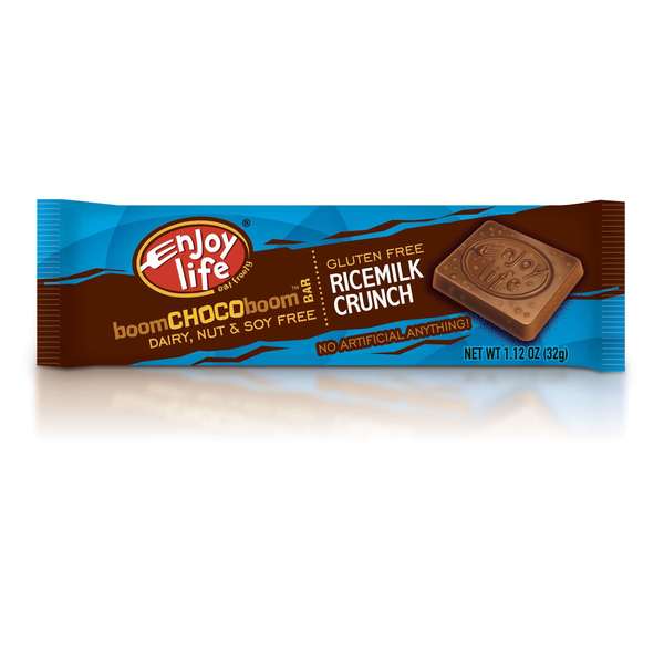 Enjoy Life Gluten Free Allergy Friendly Chocolate Bar- Ricemilk Crunch, PK24 F00719W